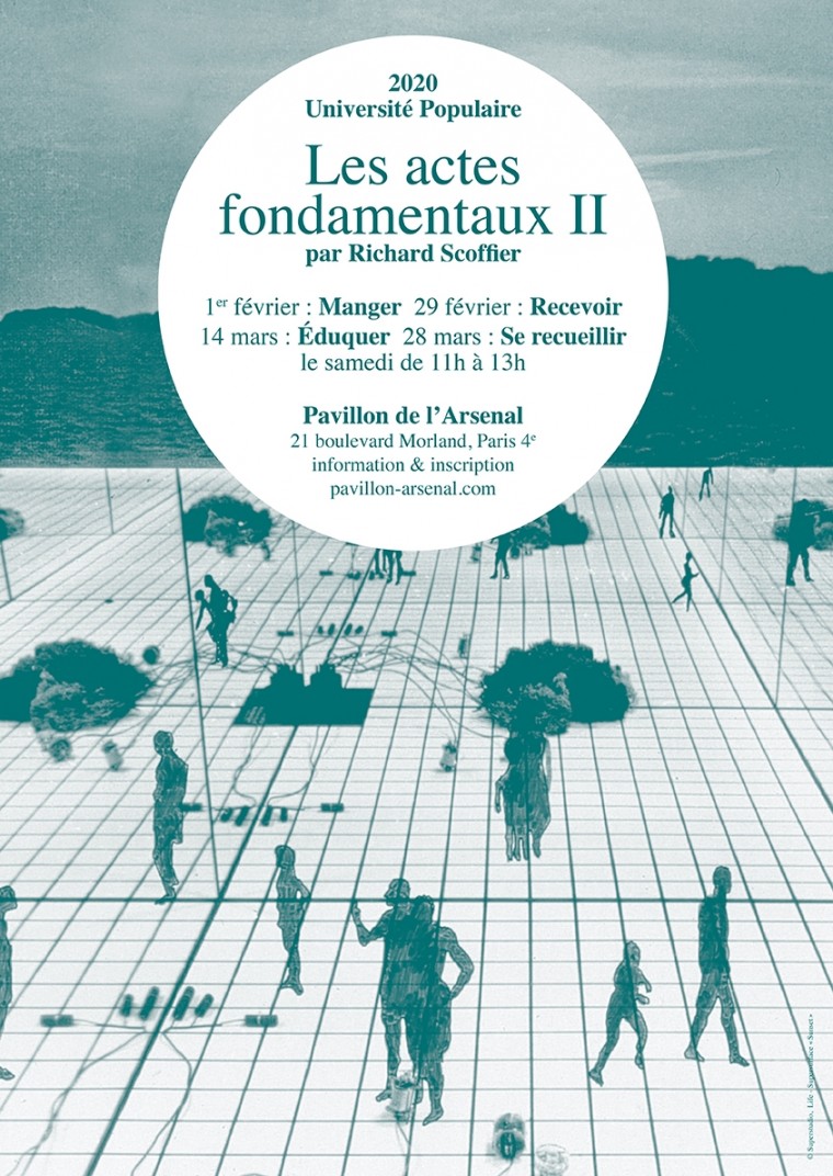 Université Populaire 2020 © Superstudio, Life - Supersurface